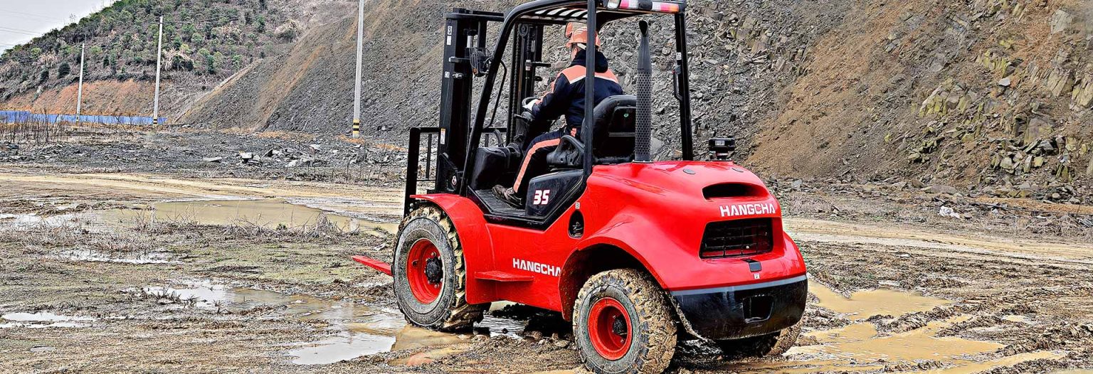 2.5 – 3.5t Two-Wheel Drive Rough Terrain Forklift Truck – DELPYG